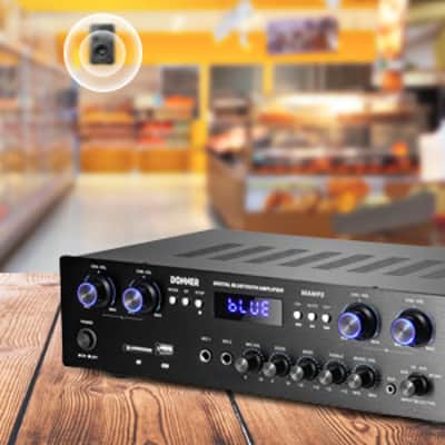Donner Bluetooth 5.0 Stereo Audio Amplifier Receiver Home-MAMP5 image 12
