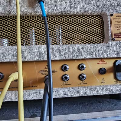 Laboga Diamond Sound DS 50 Watt - White All Tube Amplifier Head Handmade in Poland image 4