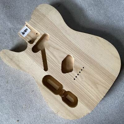 DIY Alder Wood Unfinished Left Handed Guitar Tele Style Body image 1