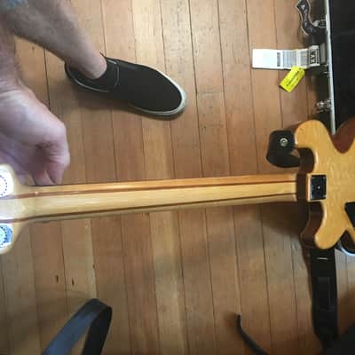 Wal Mk-1 1988 Aged Natural Satin fretless image 4