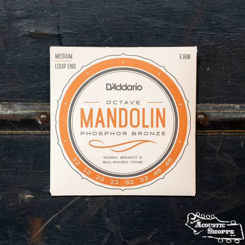 D'Addario EJ80 Phosphor Bronze Octave Mandolin Strings Medium image 1