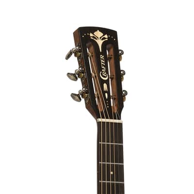 Crafter Mino Shape Acoustic Electric Guitar w/ Gig Bag - Engelmann - MINO ROSE image 5