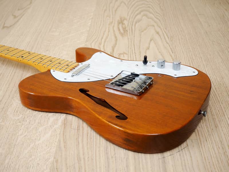 1985 Fender Telecaster Thinline '70 Reissue TN70-EX Mahogany Near