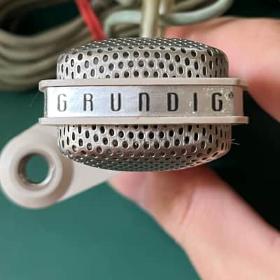 Grundig GDSM 202 Stereo Dynamic Microphone 1960s - White image 4