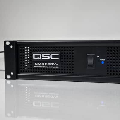 QSC CMX 500Va Professional 2-Channel Power Amplifier Rack Mountable image 4