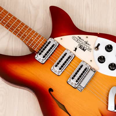 1987 Rickenbacker 1998PT Pete Townshend Signature Rose Morris Model Fireglo w/ Case, 1 of 250 image 8