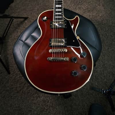 Orville by Gibson LPC Les Paul Custom with Rosewood Fretboard 1991 Wine Red image 8