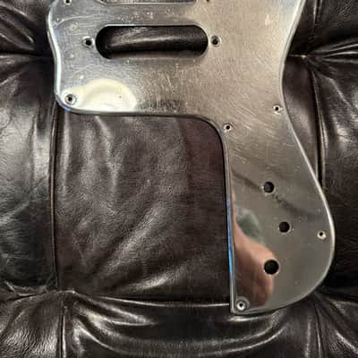 Vintage Single Coil Pickguard 1960-1970’s - Chrome / Polished Metal image 1