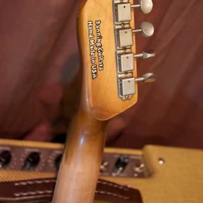 Banning Guitars Custom Strat 2014 Old Growth Sugar Pine image 10