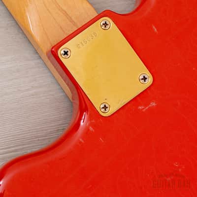 2004 Fender Custom Shop Masterbuilt Dennis Galuszka ‘62 Jaguar Fiesta Red + Gold Hardware w/ Case, CoA image 16