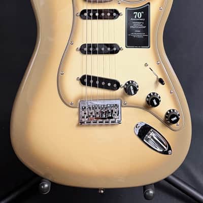 Fender 70th Anniversary Vintera II Stratocaster Electric Guitar Antigua w/ OHSC (616) image 1