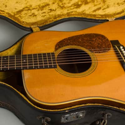 C. F. Martin D-28 Flat Top Acoustic Guitar (1940), ser. #74100, period black hard shell case. image 21