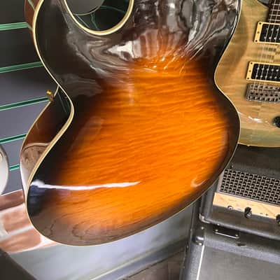 Gibson ES-165 Herb Ellis Vintage Sunburst 1998 Hollow Body Electric Guitar image 10