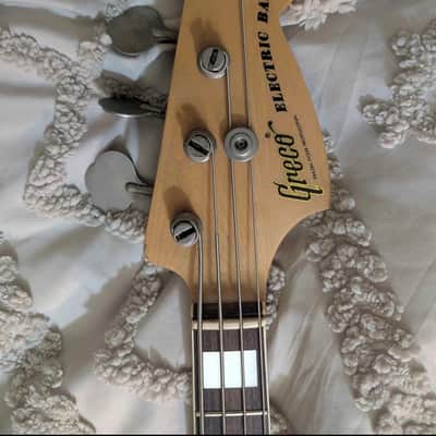 Greco custom Jazz bass 1980 - Tobacco burst image 3