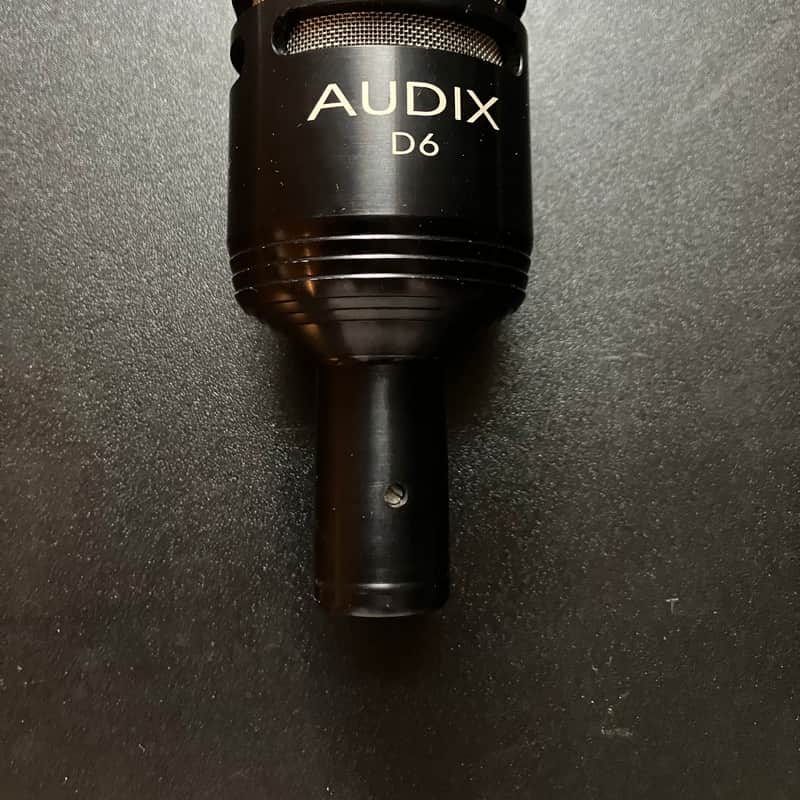 2010s Audix D6 Dynamic Kick Drum Microphone Black