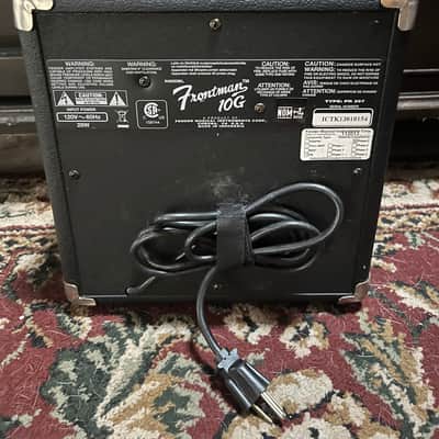 Fender Frontman 10G 10-Watt 1x6" Guitar Practice Amp 2007 - Present - Black image 2