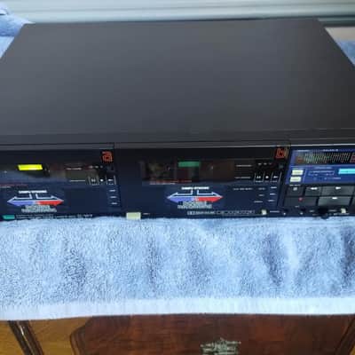 Sansui D-W9 double cassette deck for parts or repair. - 1980's image 2