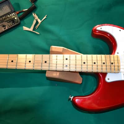 Fender Special Standard Stratocaster Partscaster Candy Apple Red with Custom Shop Texas Specials image 12