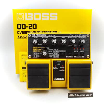 Boss OD-20 Overdrive / Distortion With Original Box Guitar Effect Pedal BY87626 image 1