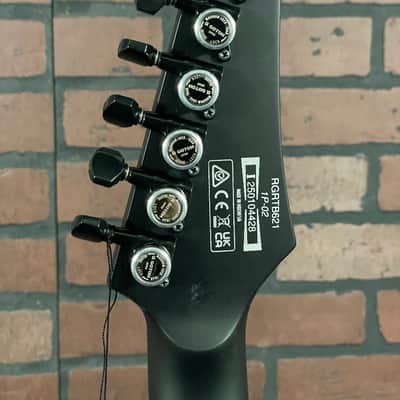 Ibanez RG Iron Label Series RGRTB621 Electric Guitar Black Flat image 7