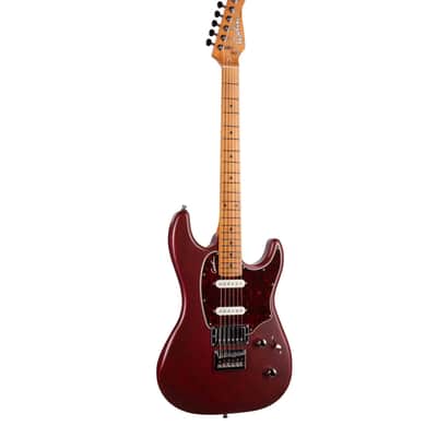 Godin Session HT Aztek Red MN Electric Guitar with Bag Made In Canada image 3