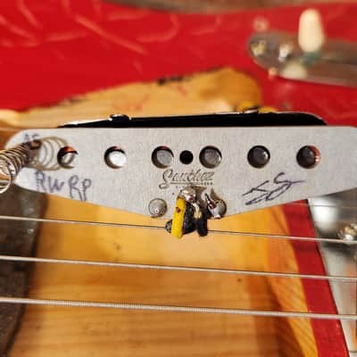 T-Style Partscaster - Red Crackle Body, Squier(?) Neck, Sanchez Alnico 5 Pickups image 17