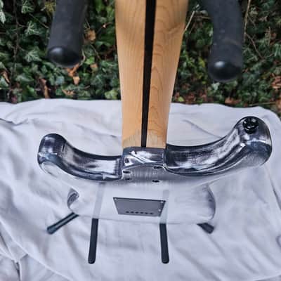 Wilhelm Guitars Custom Handmade HH Super Strat Solid Body Electric Guitar "Black Frost" image 12