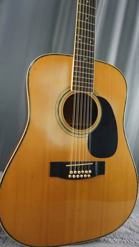 Yamaki YW-30 12-String Acoustic Slotted Headstock Japan image 1