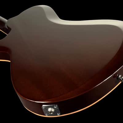 2026 Knaggs Chena Hollowbody Tier 1 Flame Top w Pale Moon Ebony Fretboard ~ Sand Dune Burst image 4