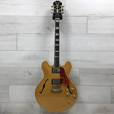 Epiphone Sheraton Electric Semi Hollowbody Guitar MIJ Japan - Natural image 2