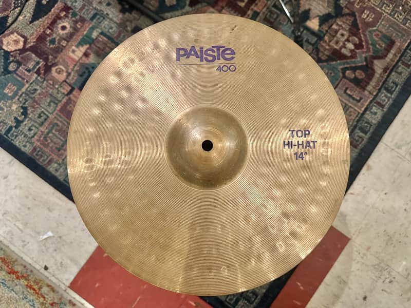 Paiste 14" 400 Hi-Hat Cymbals (Pair) 1986 - 1992 - Traditional image 1