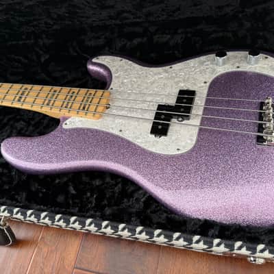 Fender Limited Edition Adam Clayton Precision Bass 2017 - Purple Sparkle image 1