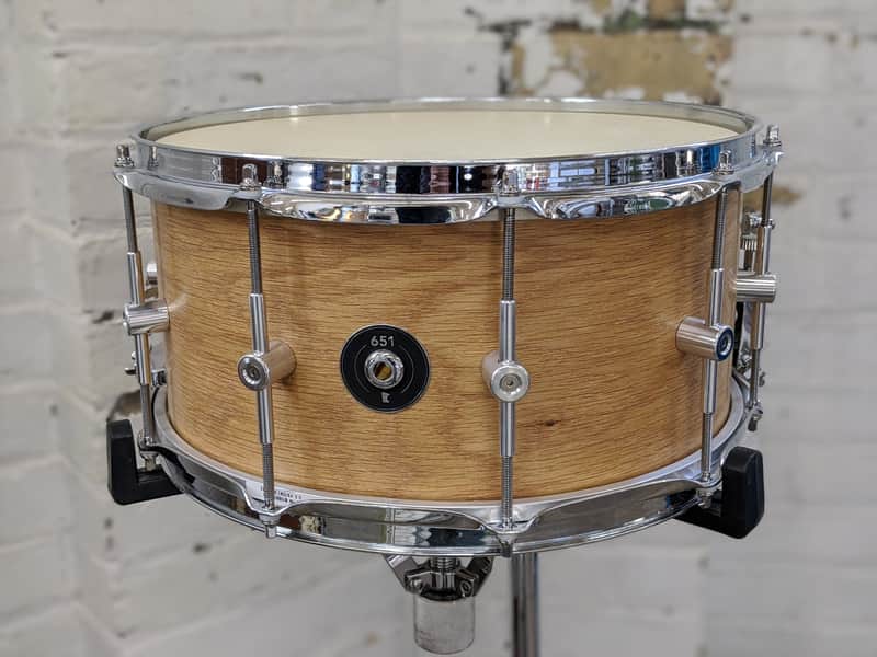 651 Drums 6.5x14 Oak "Layers of Wood" Snare Drum image 1