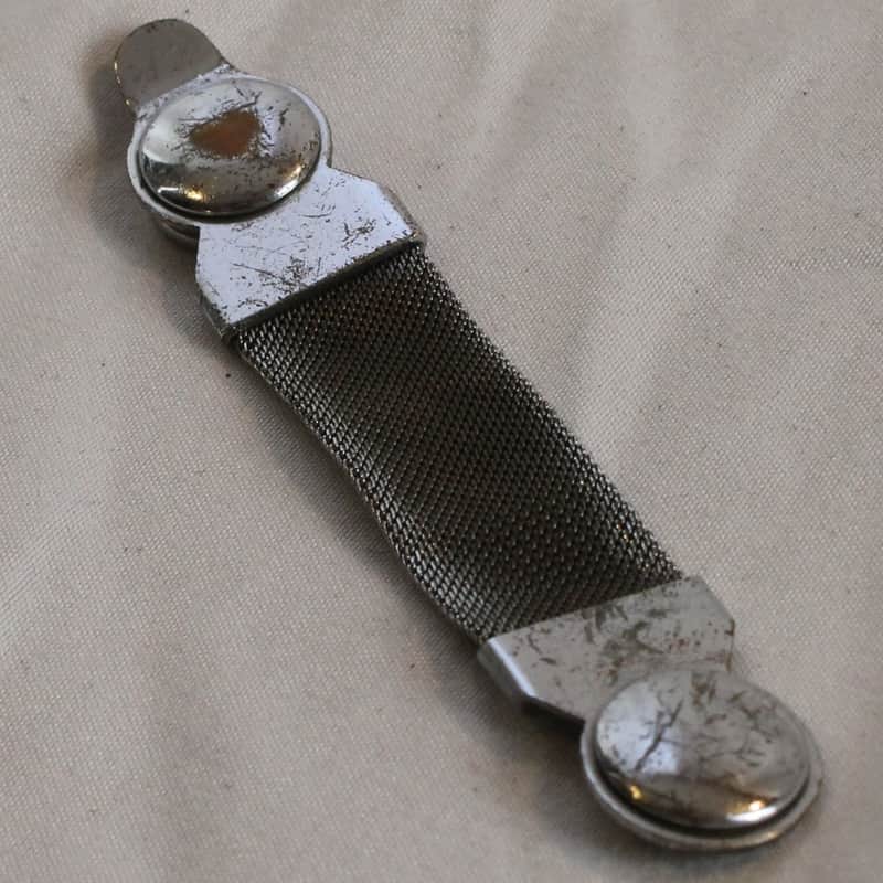 Accordion Replacement Part - Chrome Circular Flexible Bellows Clasp (Single) image 1