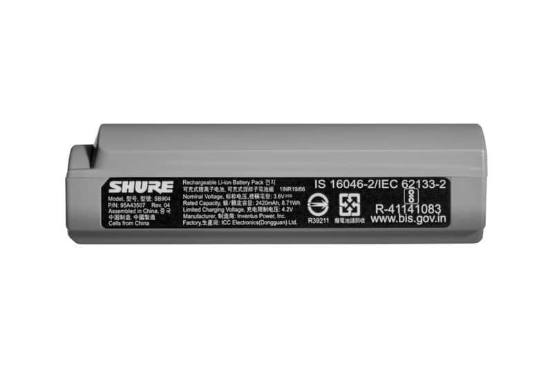 Shure SB904 - GLXD+ Lithium-Ion Akku image 1