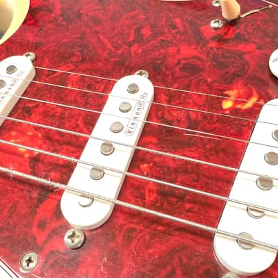 Fender Classic '50s Stratocaster 2000 Ash Body Flame Neck Custom Kinman HX Noiseless Pickups MIM Pro Mexican Strat Guitar image 6