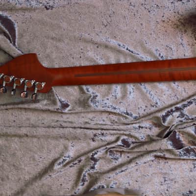 GB Liuteria Traditional Strato orange maple and green resin image 19