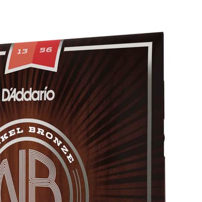D'Addario NB1356 Nickel Bronze Acoustic Guitar Strings, 13-56 Medium image 4