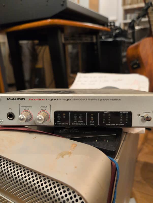 M-Audio ProFire Lightbridge Firewire Lightpipe Interface image 1