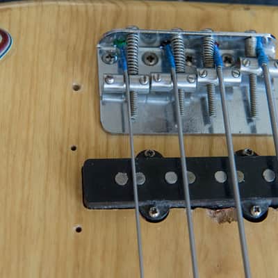 Fender Precision Bass 1975 body/82 neck modded P/J pickups image 7