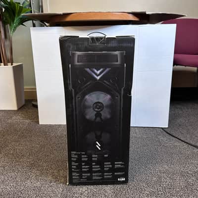 ZIZO BOOM Z8 Amp Wireless Portable Bluetooth LED Party Speaker System Dual 8" image 4