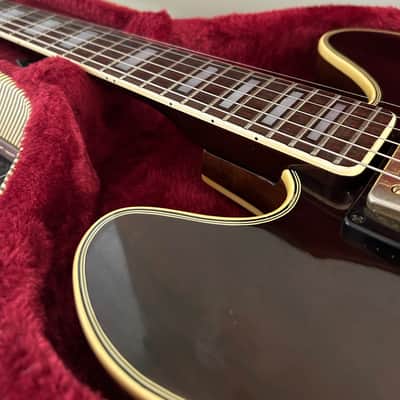 Bradley ES-55W Double Cutaway Semi-Hollow 1975 Natural Rosewood image 23