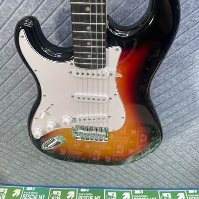 Harley Benton ST-20 LH Left Handed SB SSS Inc Our In-USA Fret Dress USA Stock Fast Ship Vintage Sunburst image 4