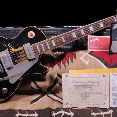 Gibson Les Paul/The Painted Player Neil Young "Old Black" Replica image 1