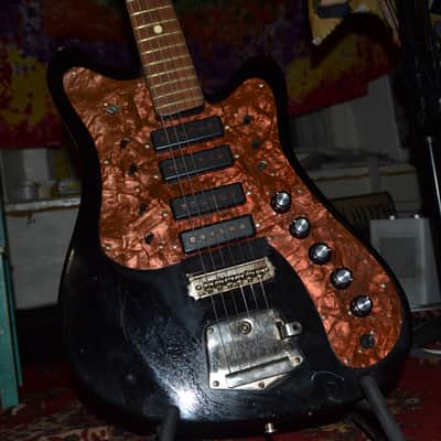 STELLA Rostov USSR Had made restored Vintage Electric Guitar Soviet 1979 year image 3