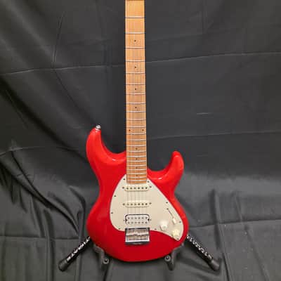 Ernie Ball Music Man Silhouette Special HSS HT with Maple Fretboard 1996 - 2007 - Candy Red image 1