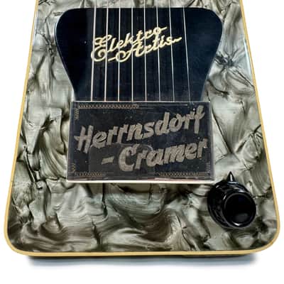 Lap Steel Guitar Solid Body Herrnsdorf Cramer Electro Artis 1950's image 5