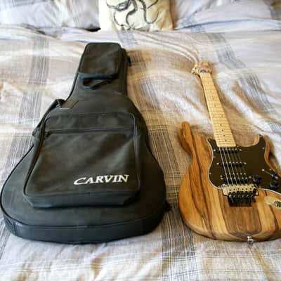 Kiesel Carvin Bolt Kit Natural Strat Guitar W/ Floyd Rose HSS USA American image 22