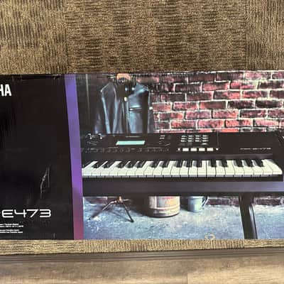 Yamaha PSR-E473 61-Key Portable Keyboard 2021 - Present - Black