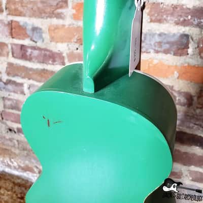 Harmony "Island Stencil" American Made RARE Soprano Ukelele (1950s, Green) image 19